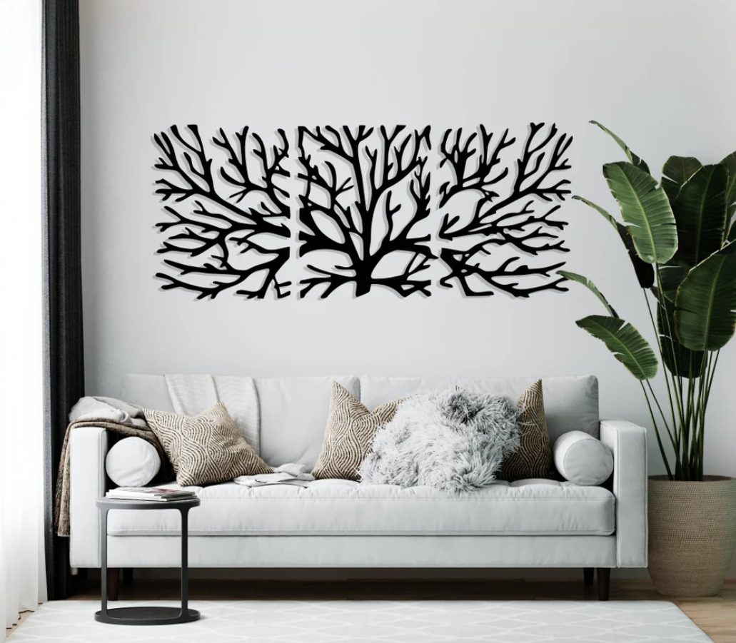 Black Tree Branch Art