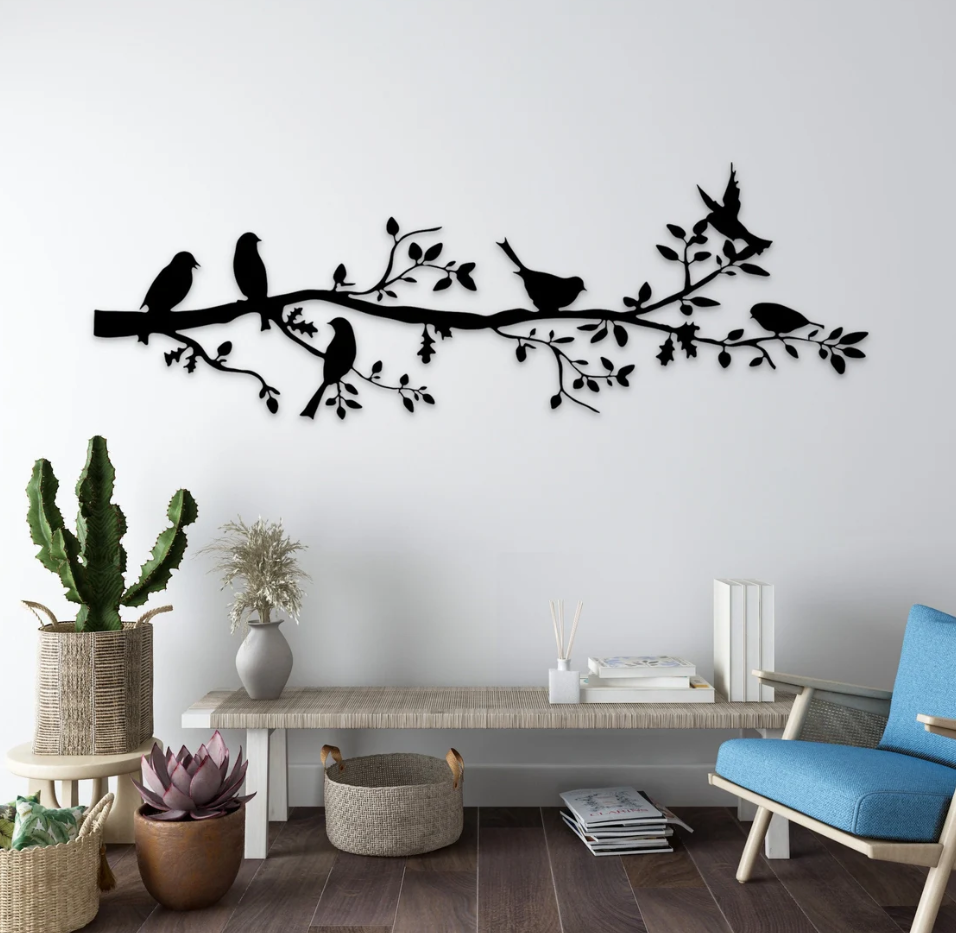 Birds On Tree Branch